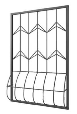 Дутая решетка на окно DR-016
